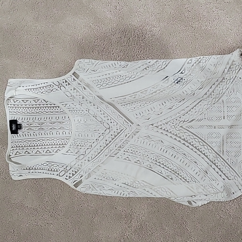 Missimo x-small white tank